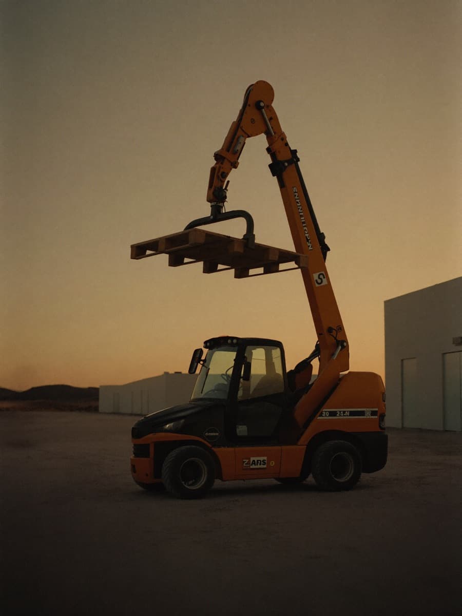 Construcción y alquiler de maquinaria — fotografía documental
